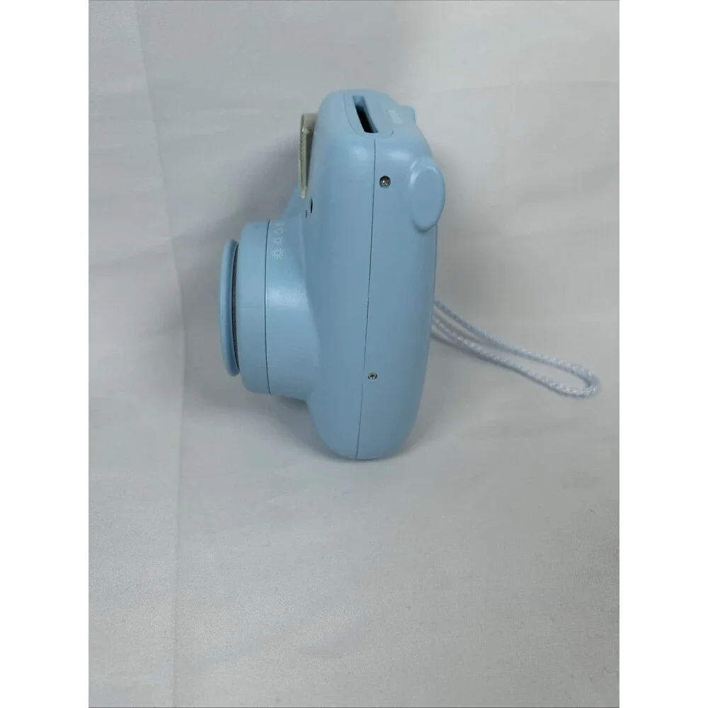 Fujifilm Instax Mini 7+ Instant Film Camera Light Blue Case Album Straps